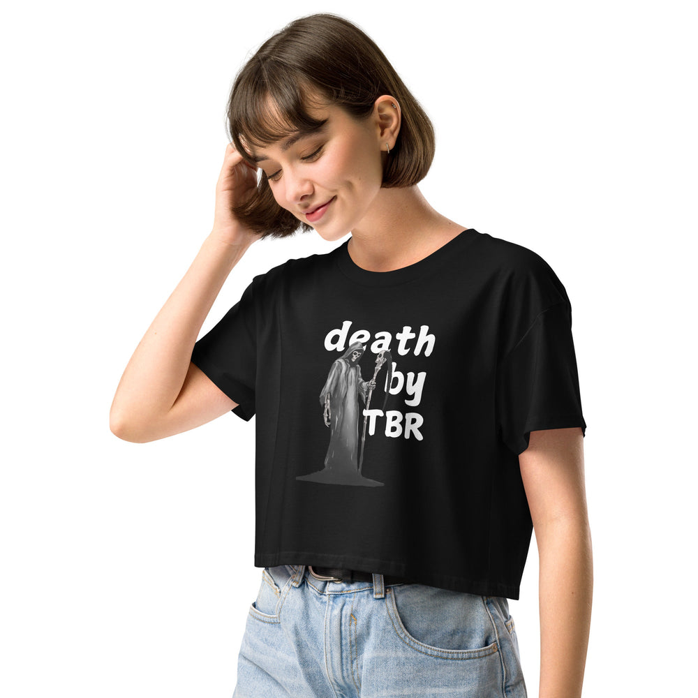 Death by TBR Crop Top - SteamyBookworms